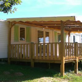 location de mobil home au bord du lac de st etienne cantales dans le cantal en auvergne